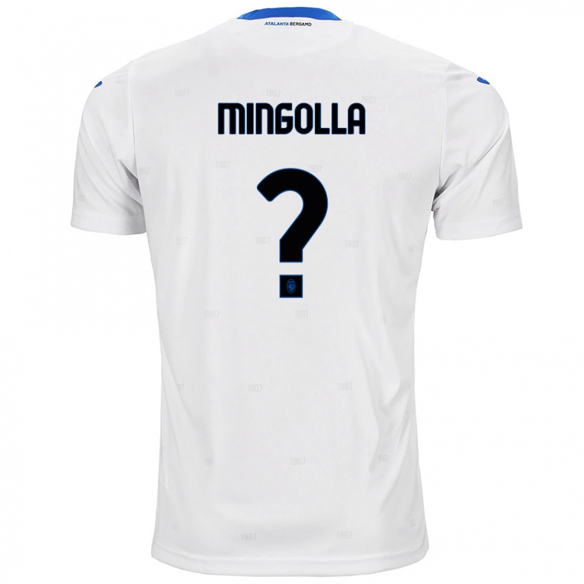 Kinderen Simone Mingolla #0 Wit Uitshirt Uittenue 2024/25 T-Shirt