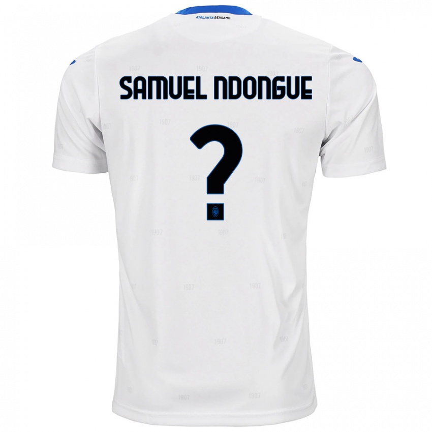 Kinderen Frederick Samuel Ndongue #0 Wit Uitshirt Uittenue 2024/25 T-Shirt