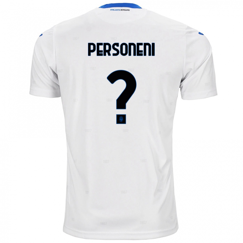 Kinderen Mirko Personeni #0 Wit Uitshirt Uittenue 2024/25 T-Shirt