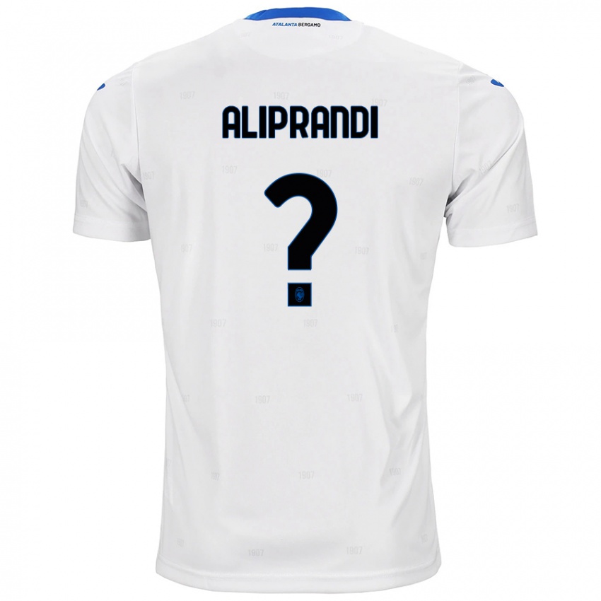 Kinderen Mattia Aliprandi #0 Wit Uitshirt Uittenue 2024/25 T-Shirt