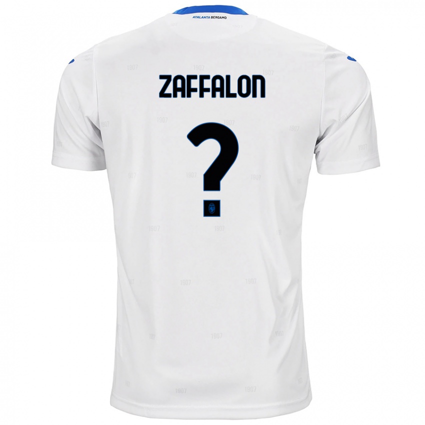 Kinderen Lorenzo Zaffalon #0 Wit Uitshirt Uittenue 2024/25 T-Shirt