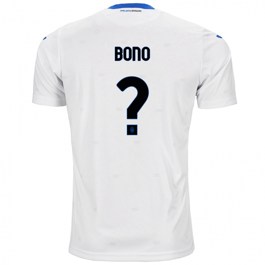 Kinderen Davide Bono #0 Wit Uitshirt Uittenue 2024/25 T-Shirt