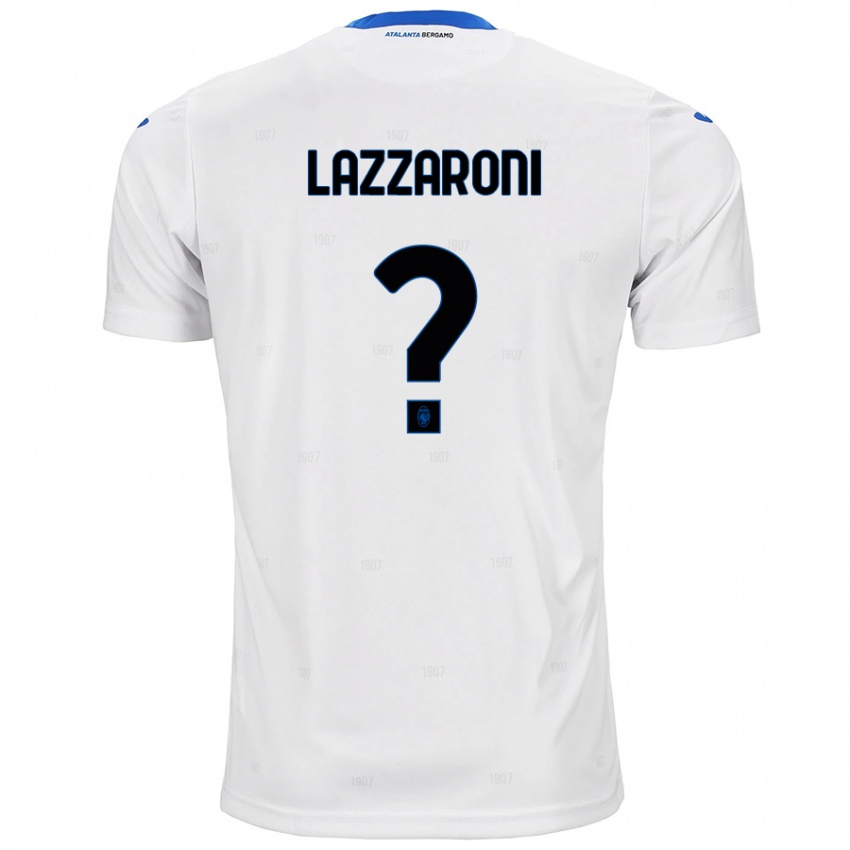 Kinderen Andrea Lazzaroni #0 Wit Uitshirt Uittenue 2024/25 T-Shirt