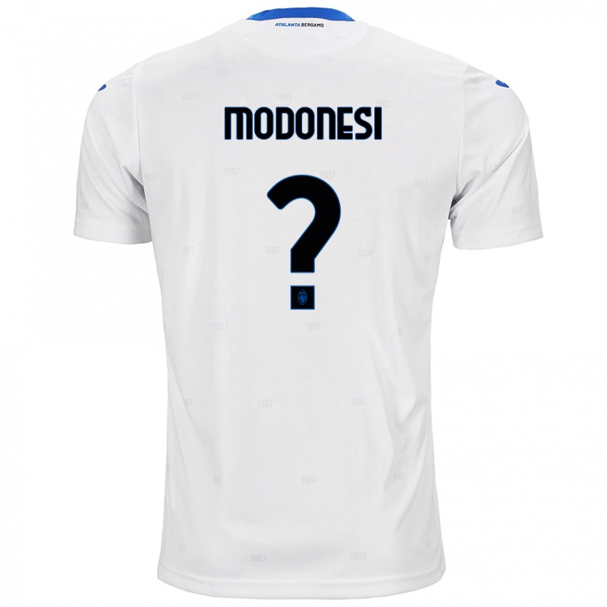 Kinderen Giorgio Modonesi #0 Wit Uitshirt Uittenue 2024/25 T-Shirt