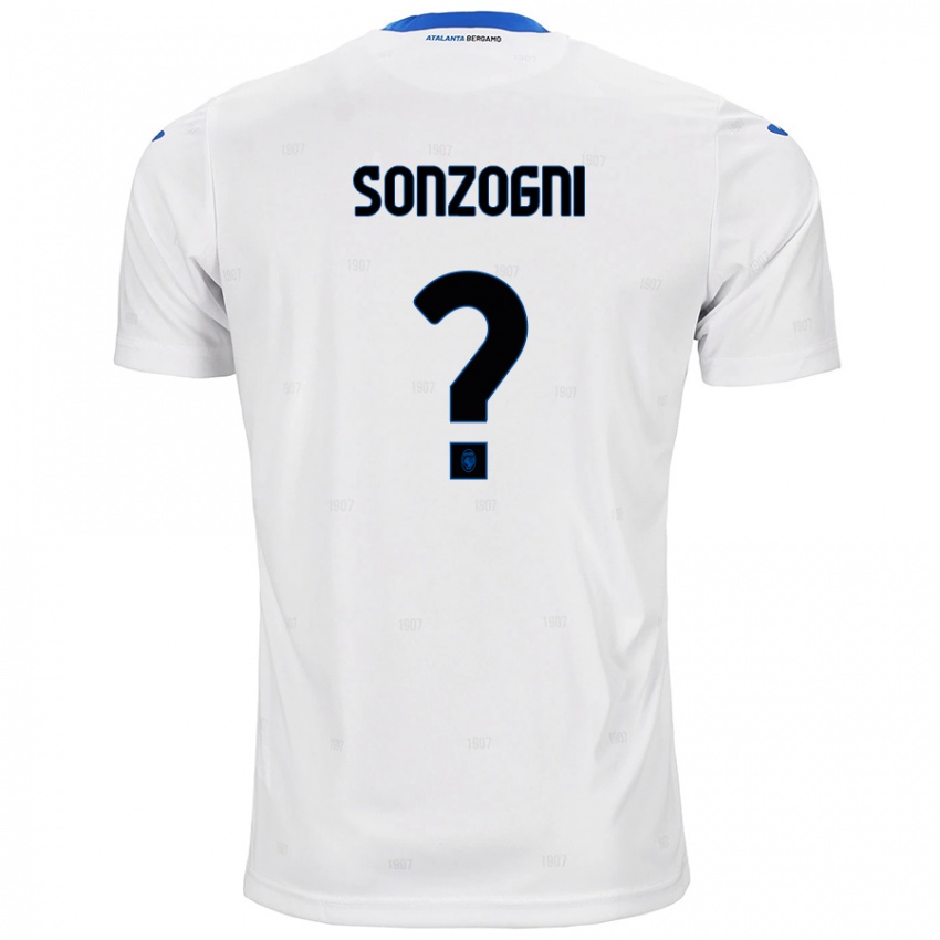 Kinderen Mattia Sonzogni #0 Wit Uitshirt Uittenue 2024/25 T-Shirt