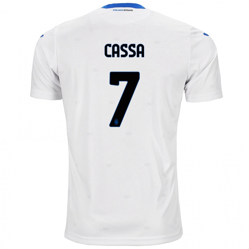 Kinderen Federico Cassa #7 Wit Uitshirt Uittenue 2024/25 T-Shirt