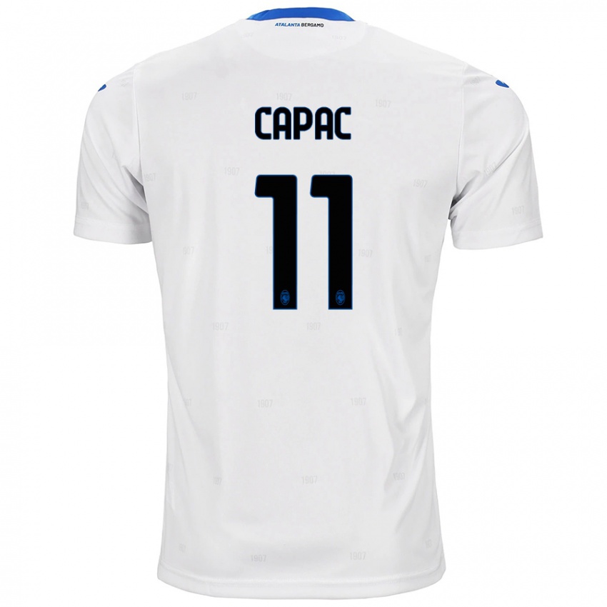 Kinderen Alexandru Capac #11 Wit Uitshirt Uittenue 2024/25 T-Shirt