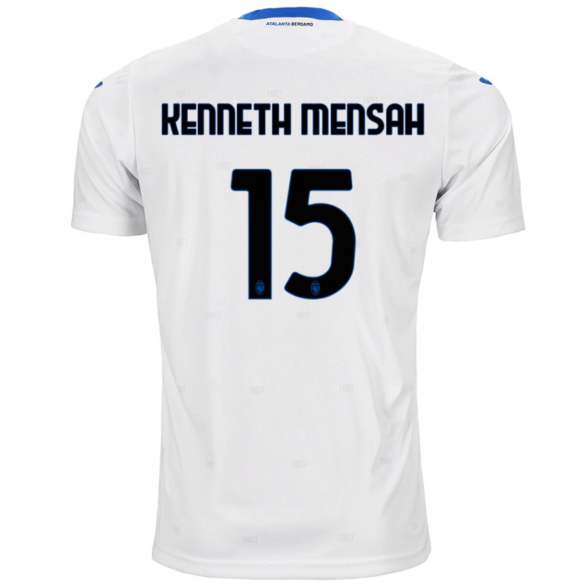 Kinderen Anthony Kenneth Mensah #15 Wit Uitshirt Uittenue 2024/25 T-Shirt