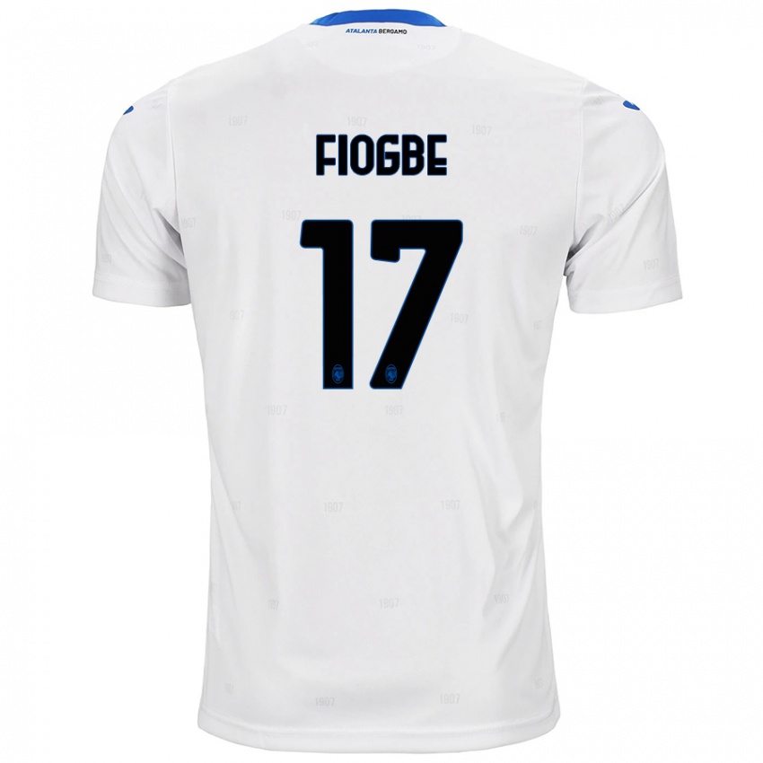 Kinderen Candas Fiogbe #17 Wit Uitshirt Uittenue 2024/25 T-Shirt