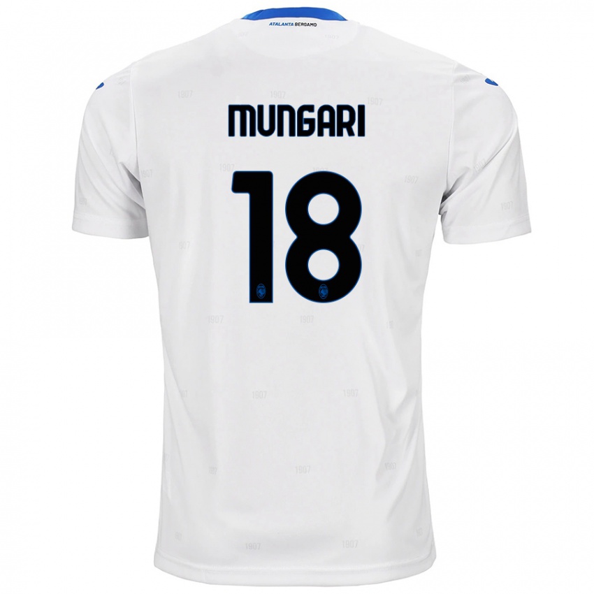 Kinderen Giuseppe Mungari #18 Wit Uitshirt Uittenue 2024/25 T-Shirt