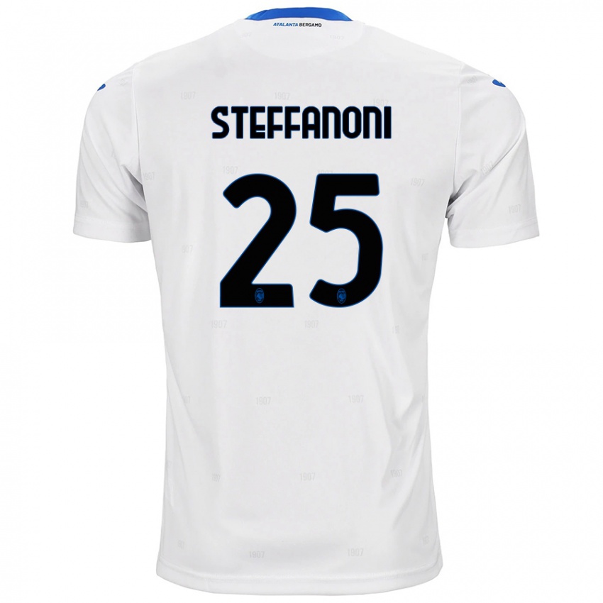 Kinderen Federico Steffanoni #25 Wit Uitshirt Uittenue 2024/25 T-Shirt