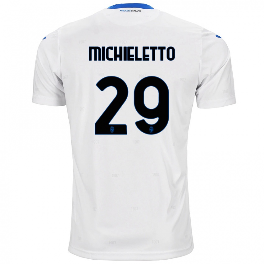 Kinderen Andrea Michieletto #29 Wit Uitshirt Uittenue 2024/25 T-Shirt