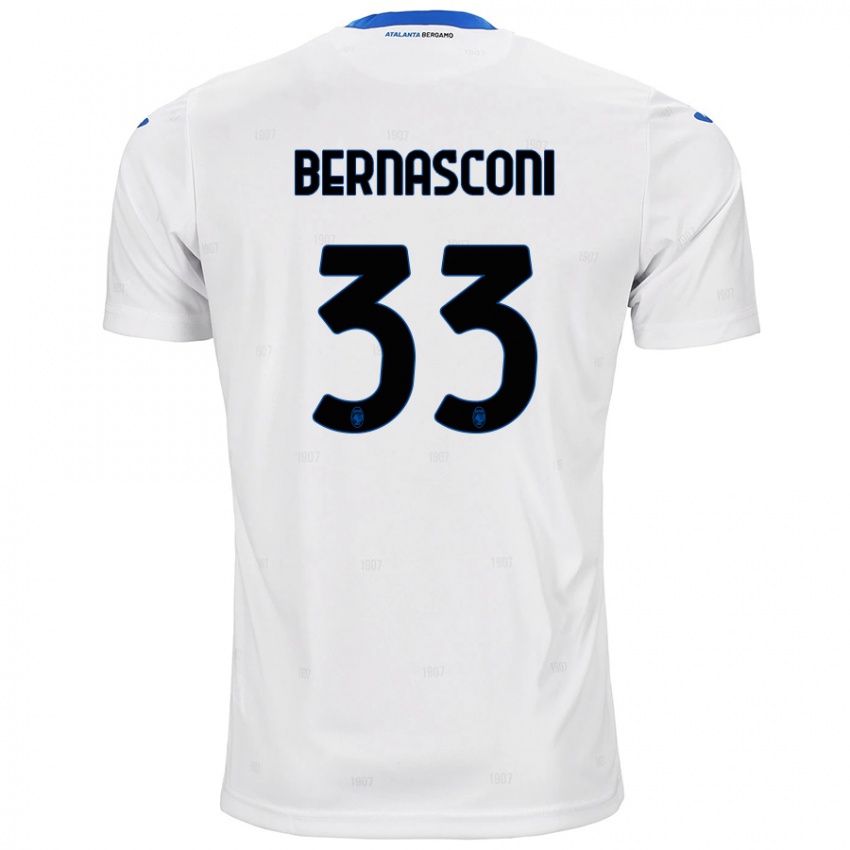 Kinderen Lorenzo Bernasconi #33 Wit Uitshirt Uittenue 2024/25 T-Shirt