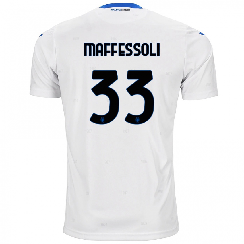 Kinderen Manuel Maffessoli #33 Wit Uitshirt Uittenue 2024/25 T-Shirt