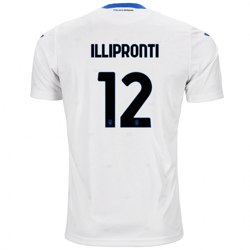 Kinderen Filippo Illipronti #12 Wit Uitshirt Uittenue 2024/25 T-Shirt