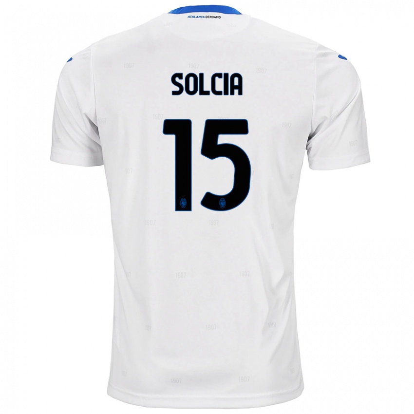 Kinderen Daniele Solcia #15 Wit Uitshirt Uittenue 2024/25 T-Shirt