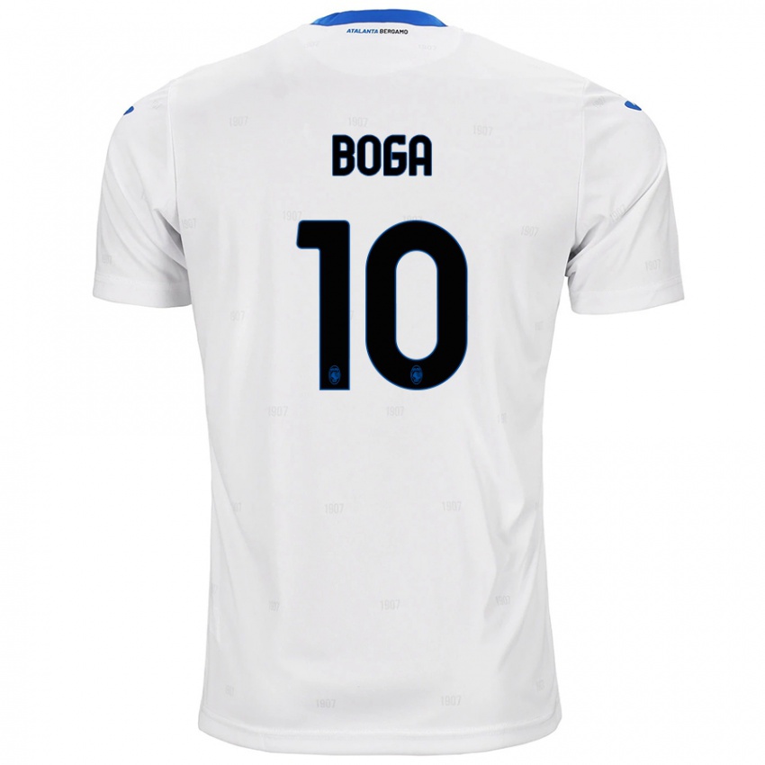 Kinderen Jeremie Boga #10 Wit Uitshirt Uittenue 2024/25 T-Shirt