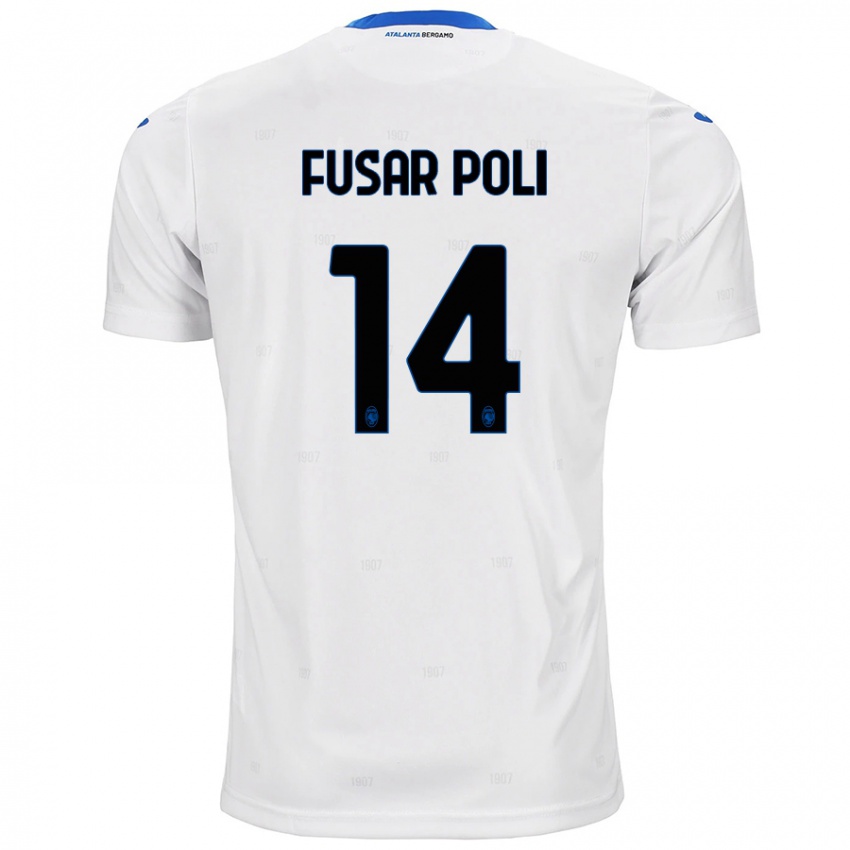 Kinderen Giulia Fusar Poli #14 Wit Uitshirt Uittenue 2024/25 T-Shirt