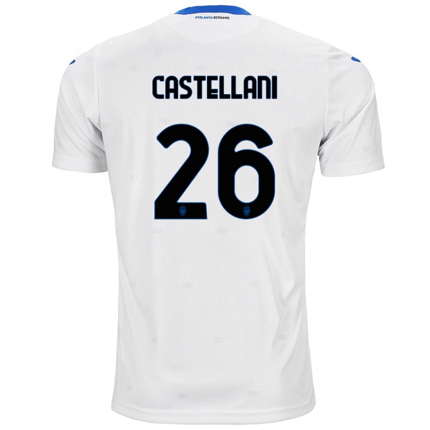 Kinderen Eleonora Castellani #26 Wit Uitshirt Uittenue 2024/25 T-Shirt