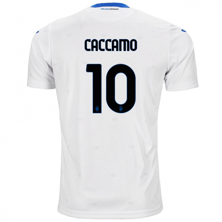 Kinderen Patrizia Caccamo #10 Wit Uitshirt Uittenue 2024/25 T-Shirt