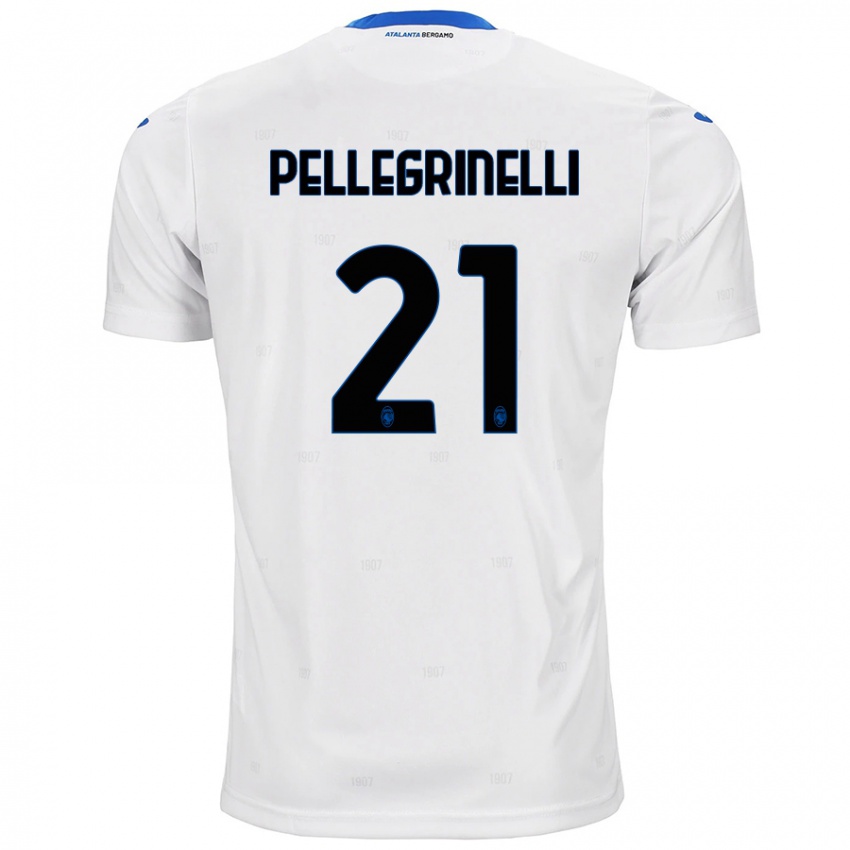 Kinderen Giorgia Pellegrinelli #21 Wit Uitshirt Uittenue 2024/25 T-Shirt