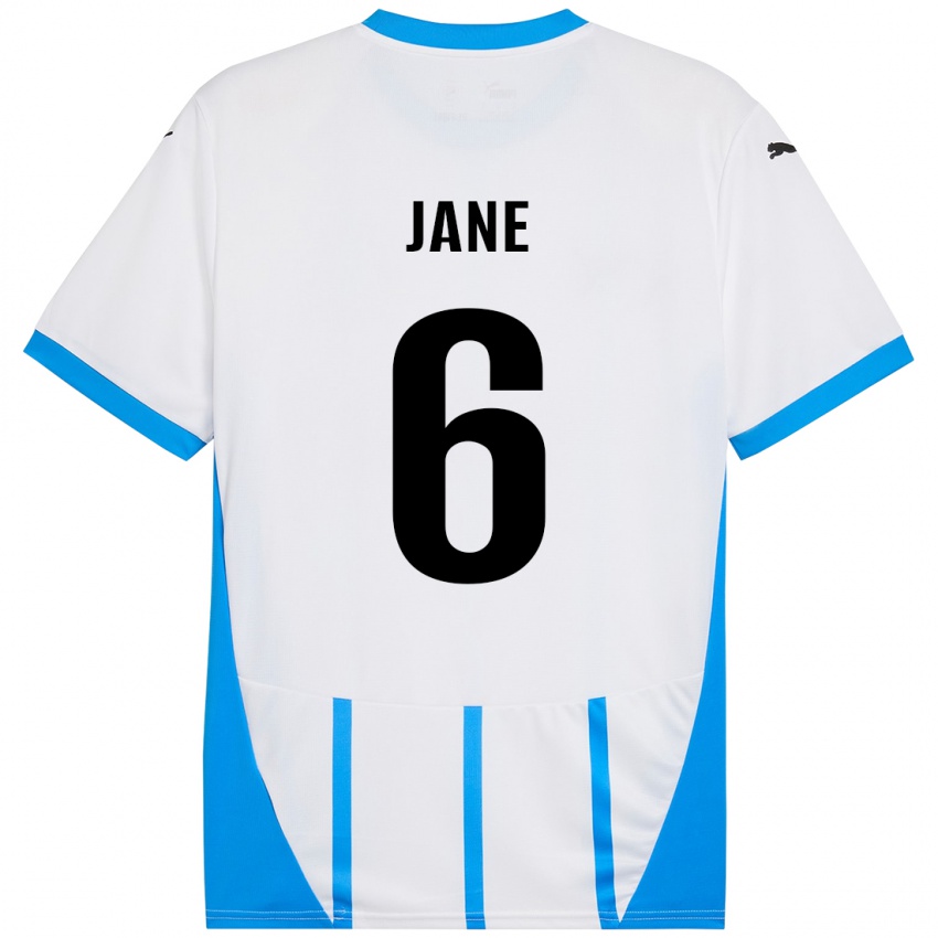 Kinderen Refiloe Jane #6 Wit Blauw Uitshirt Uittenue 2024/25 T-Shirt