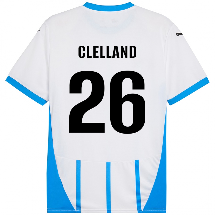 Kinderen Lana Clelland #26 Wit Blauw Uitshirt Uittenue 2024/25 T-Shirt