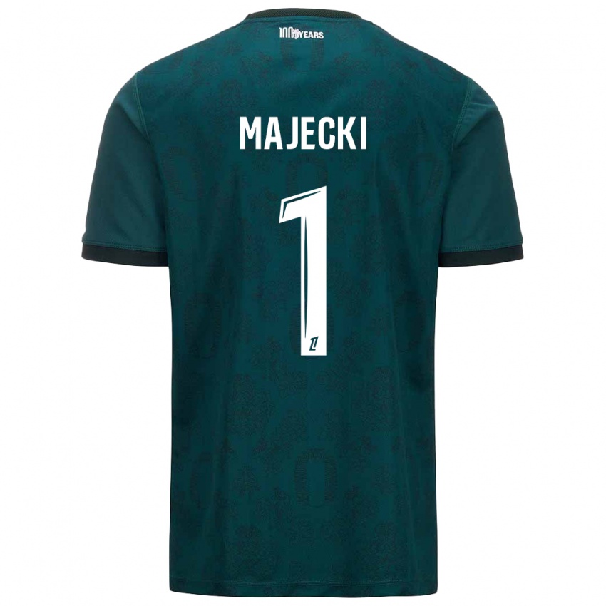 Kinderen Radoslaw Majecki #1 Donkergroen Uitshirt Uittenue 2024/25 T-Shirt