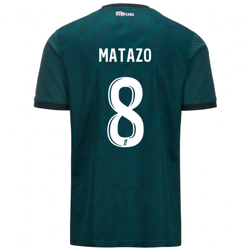 Kinderen Eliot Matazo #8 Donkergroen Uitshirt Uittenue 2024/25 T-Shirt