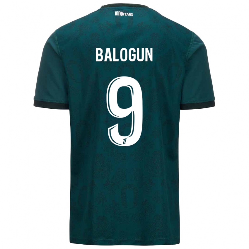 Kinderen Folarin Balogun #9 Donkergroen Uitshirt Uittenue 2024/25 T-Shirt