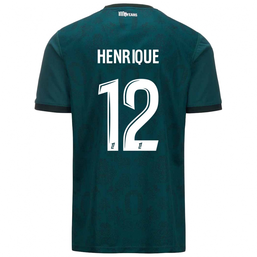 Kinderen Caio Henrique #12 Donkergroen Uitshirt Uittenue 2024/25 T-Shirt