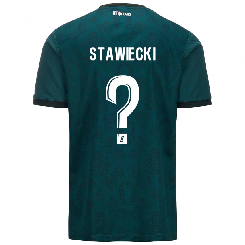 Kinderen Jules Stawiecki #0 Donkergroen Uitshirt Uittenue 2024/25 T-Shirt