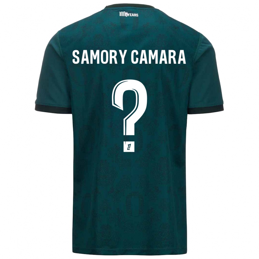 Kinderen Verges Samory Camara #0 Donkergroen Uitshirt Uittenue 2024/25 T-Shirt