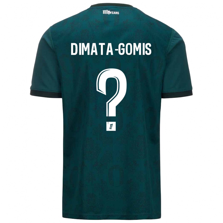 Kinderen Kamron Dimata-Gomis #0 Donkergroen Uitshirt Uittenue 2024/25 T-Shirt