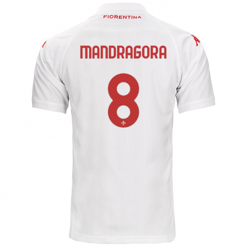 Kinderen Rolando Mandragora #8 Wit Uitshirt Uittenue 2024/25 T-Shirt