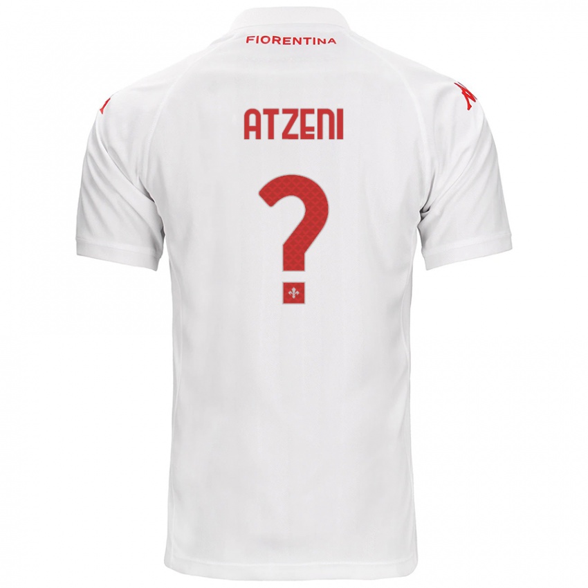 Kinderen Davide Atzeni #0 Wit Uitshirt Uittenue 2024/25 T-Shirt