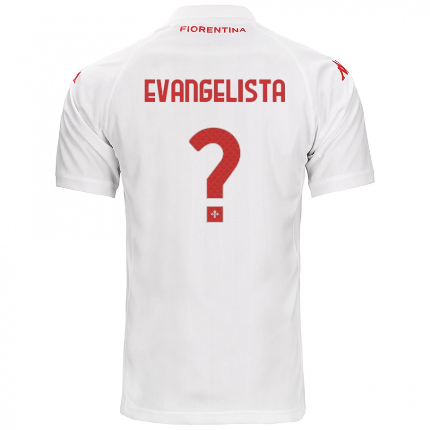 Kinderen Carlo Evangelista #0 Wit Uitshirt Uittenue 2024/25 T-Shirt