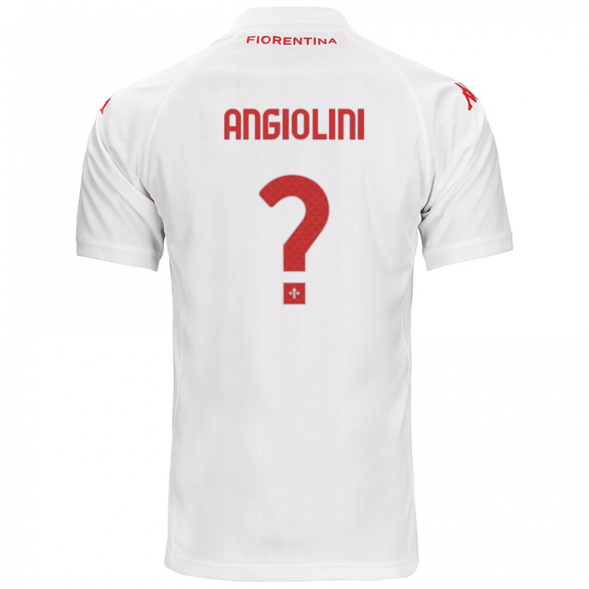 Kinderen Gianmarco Angiolini #0 Wit Uitshirt Uittenue 2024/25 T-Shirt