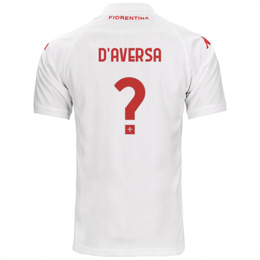 Kinderen Simone D'aversa #0 Wit Uitshirt Uittenue 2024/25 T-Shirt