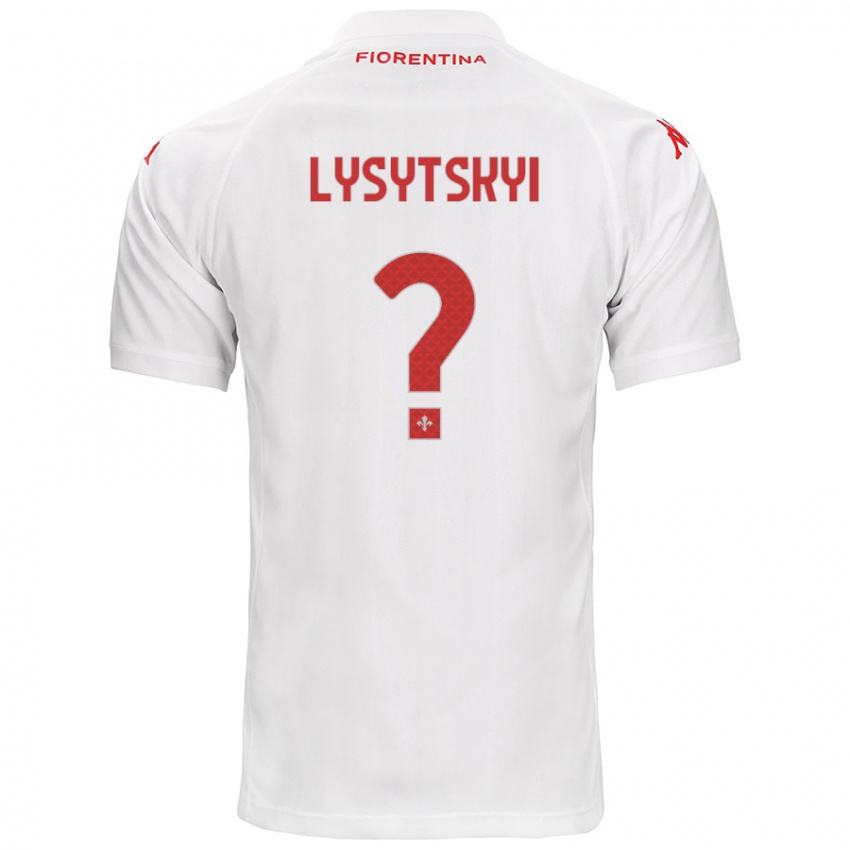 Kinderen Andriy Lysytskyi #0 Wit Uitshirt Uittenue 2024/25 T-Shirt