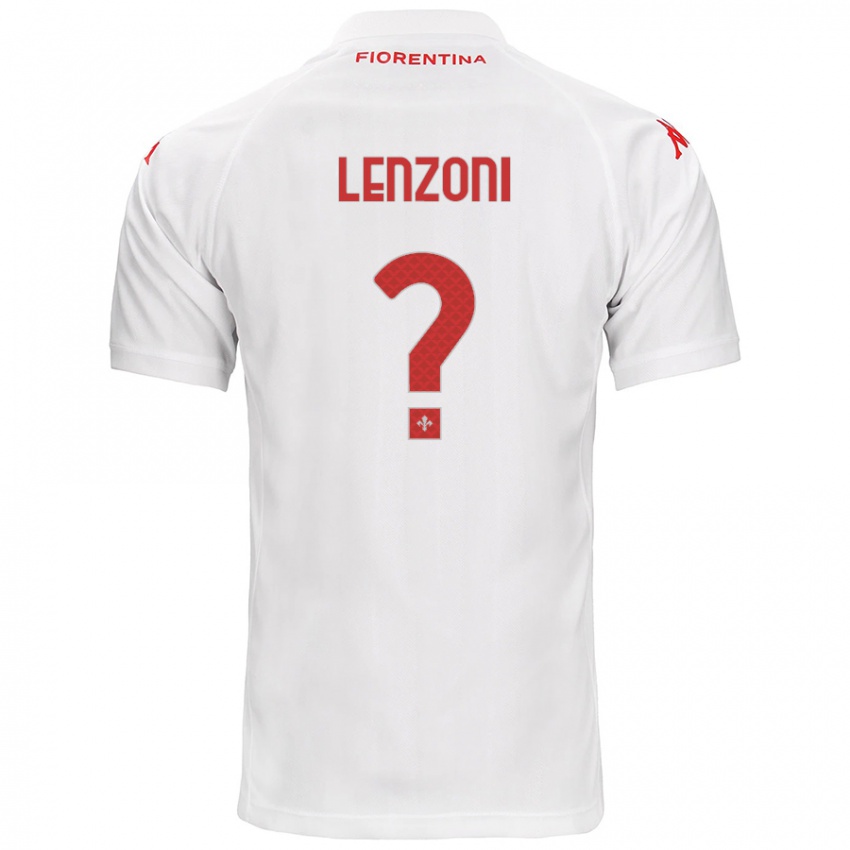 Kinderen Samuele Lenzoni #0 Wit Uitshirt Uittenue 2024/25 T-Shirt