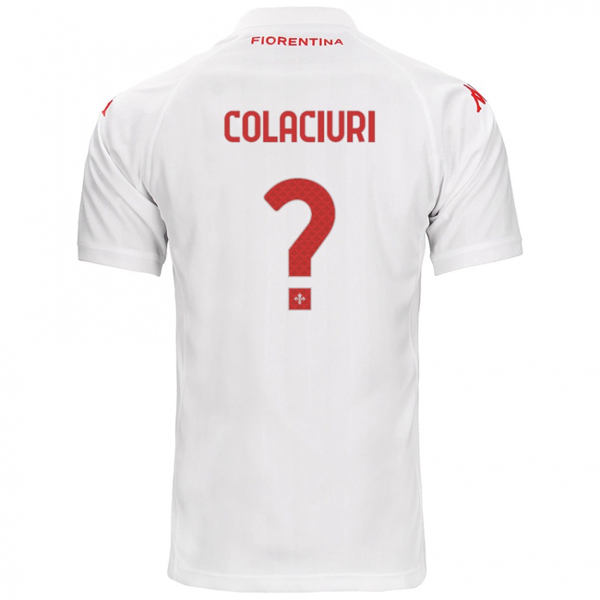 Kinderen Gabriele Colaciuri #0 Wit Uitshirt Uittenue 2024/25 T-Shirt