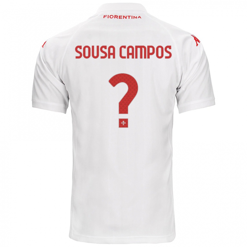 Kinderen Matteo Sousa Campos #0 Wit Uitshirt Uittenue 2024/25 T-Shirt