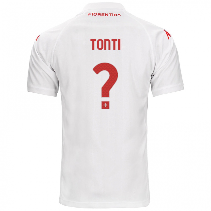 Kinderen Federico Tonti #0 Wit Uitshirt Uittenue 2024/25 T-Shirt