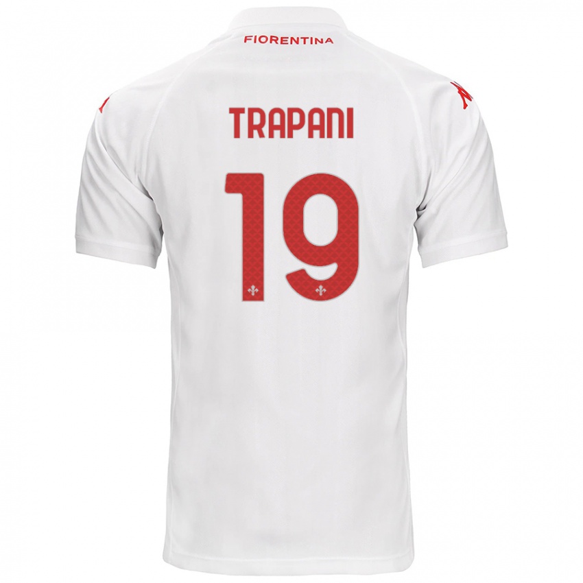 Kinderen Niccolò Trapani #19 Wit Uitshirt Uittenue 2024/25 T-Shirt