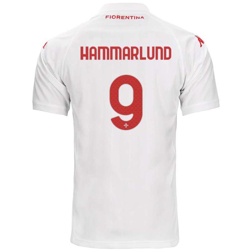 Kinderen Pauline Hammarlund #9 Wit Uitshirt Uittenue 2024/25 T-Shirt