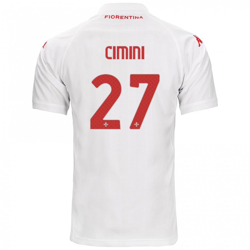 Kinderen Linda Tucceri Cimini #27 Wit Uitshirt Uittenue 2024/25 T-Shirt