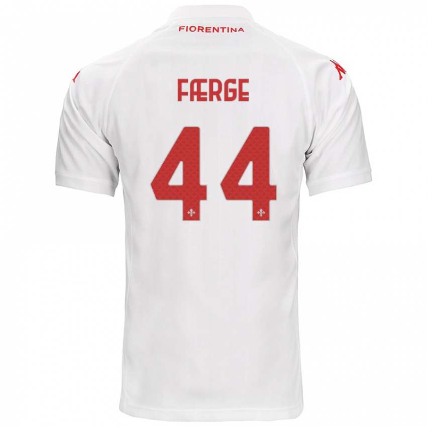 Kinderen Emma Færge #44 Wit Uitshirt Uittenue 2024/25 T-Shirt