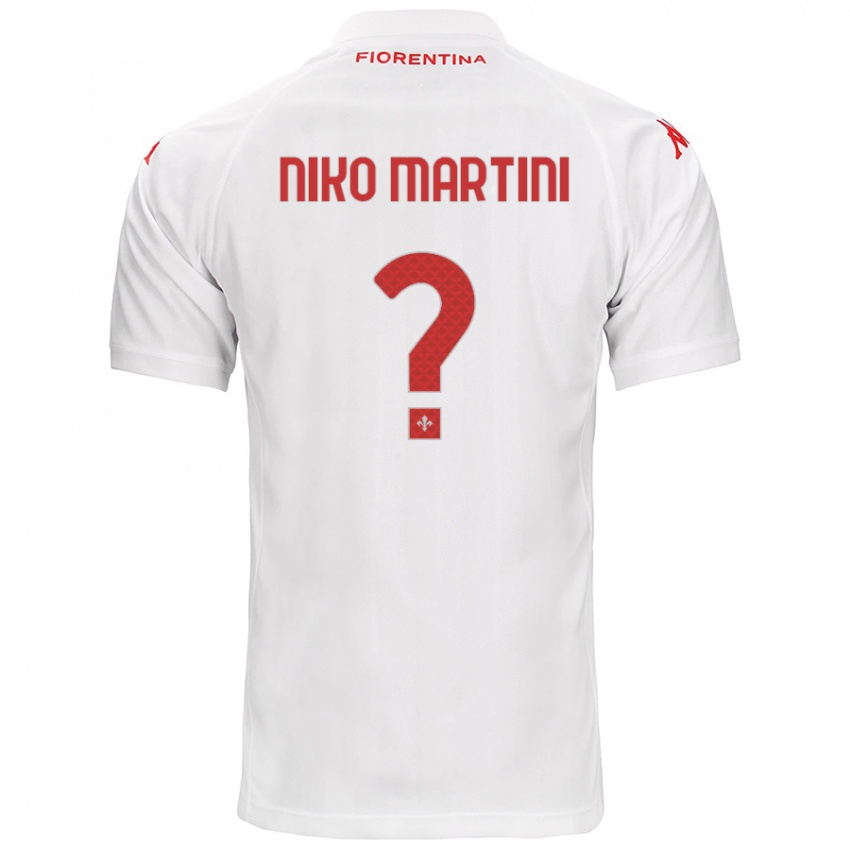 Kinderen Niko Martini #0 Wit Uitshirt Uittenue 2024/25 T-Shirt