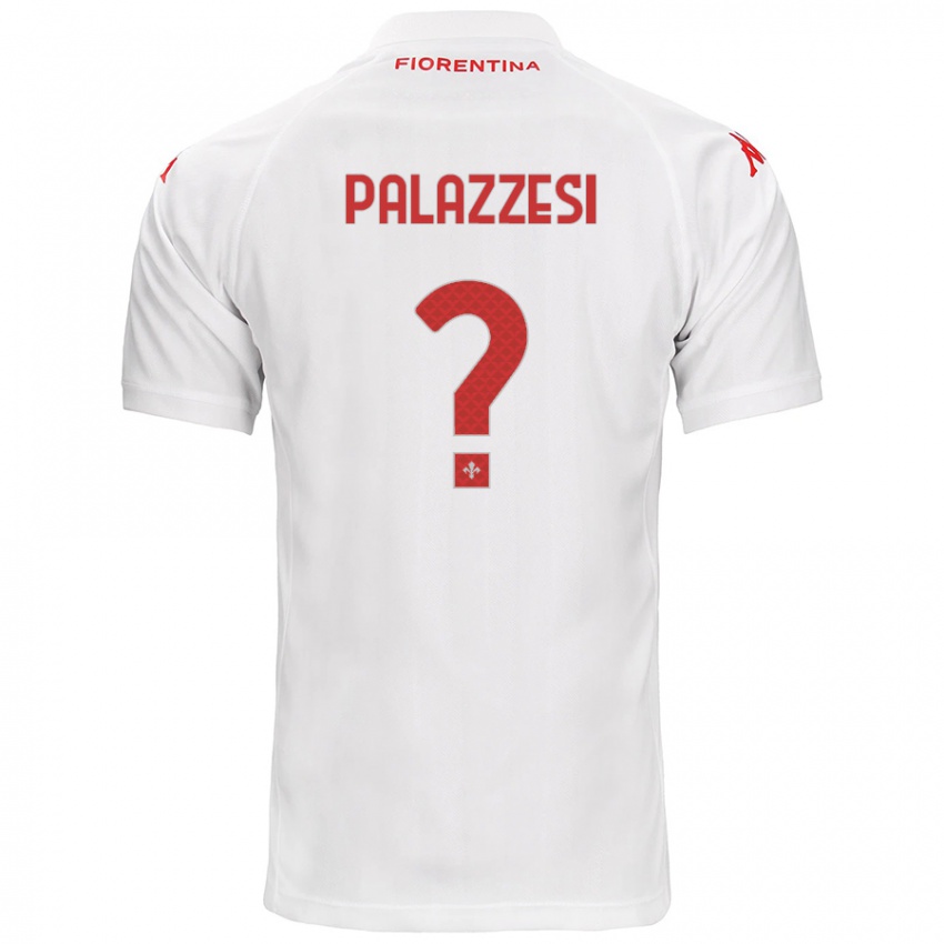 Kinderen Yuri Palazzesi #0 Wit Uitshirt Uittenue 2024/25 T-Shirt